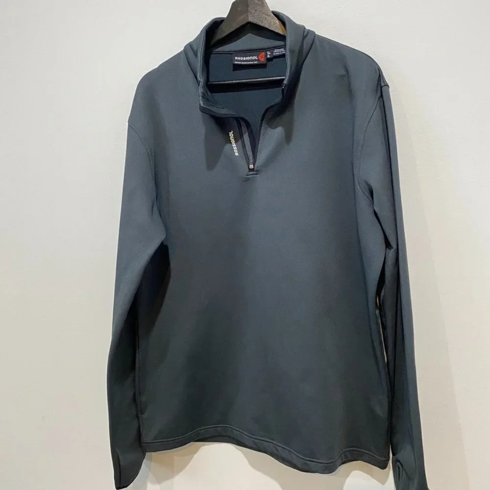 Rossignol Mens XL Dark Slate Warm Long Sleeve Base Layer Top